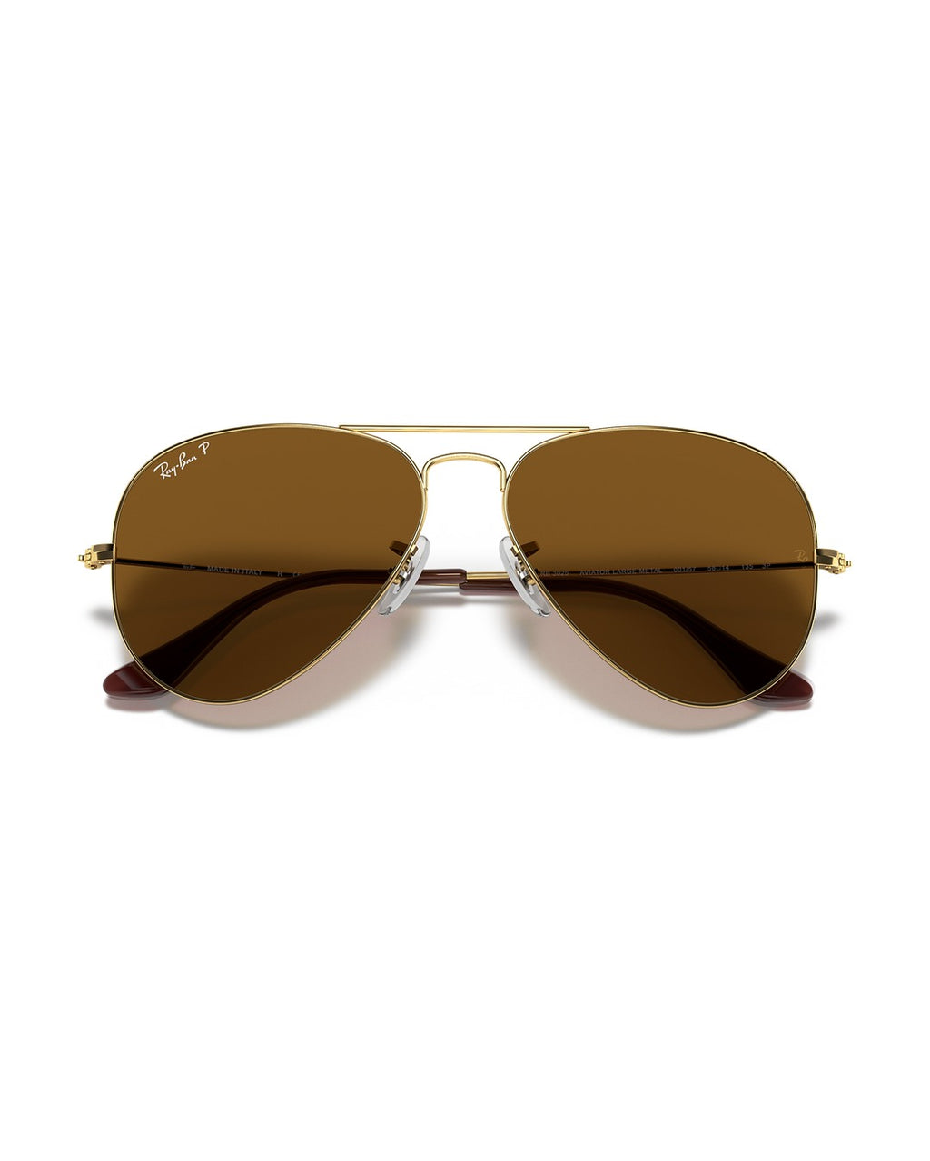 Aviator Large Metal Sunglasses - Arista Gold/Brown Polarized - Ray-Ban