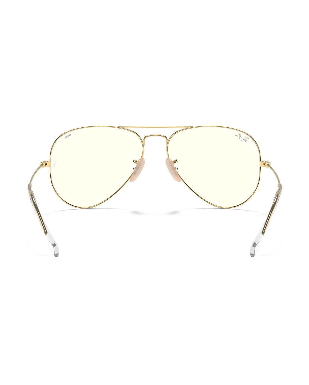 Aviator Large Metal Sunglasses - Arista Gold/Clear Grey - Ray-Ban
