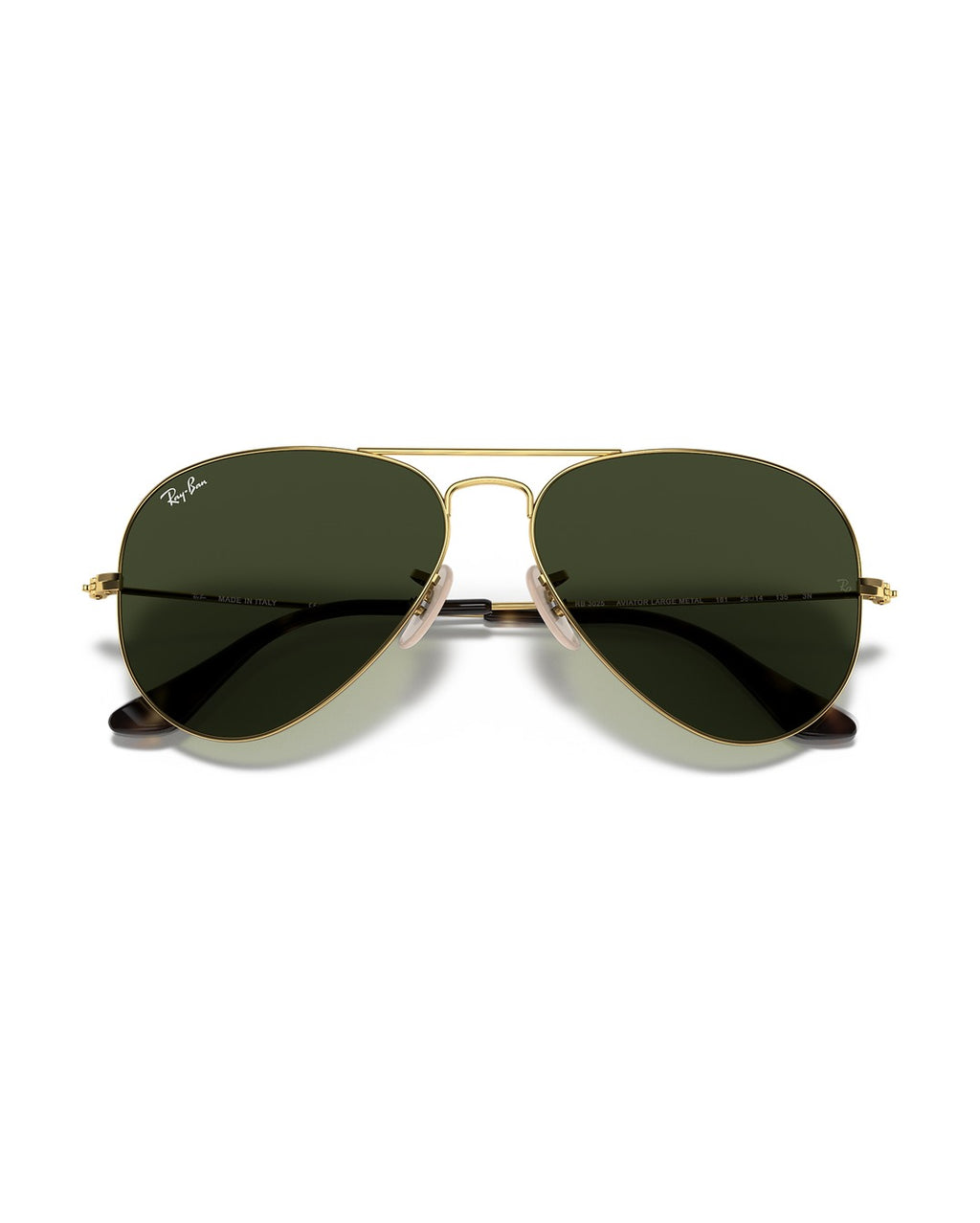 Aviator Large Metal Sunglasses - Arista Gold/G-15 Green - Ray-Ban