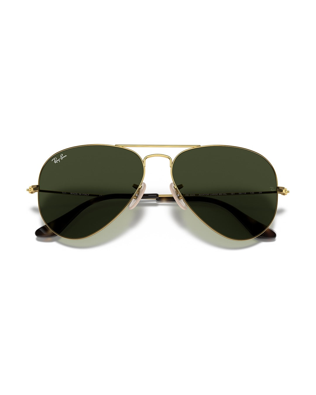 Aviator Large Metal Sunglasses - Arista Gold/G-15 Green - Ray-Ban