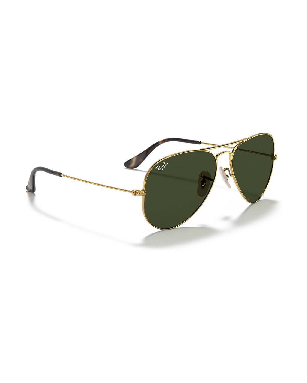 Aviator Large Metal Sunglasses - Arista Gold/G-15 Green - Ray-Ban