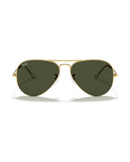 Aviator Large Metal Sunglasses - Arista Gold/G-15 Green - Ray-Ban