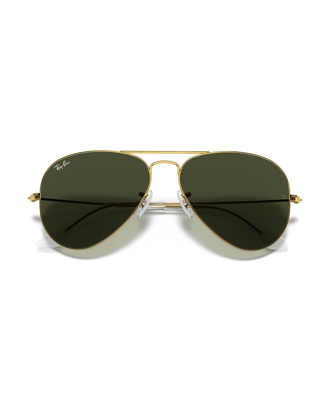 Aviator Large Metal Sunglasses - Arista Gold/G-15 Green - Ray-Ban
