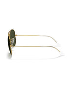 Aviator Large Metal Sunglasses - Arista Gold/G-15 Green - Ray-Ban