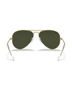 Aviator Large Metal Sunglasses - Arista Gold/G-15 Green - Ray-Ban
