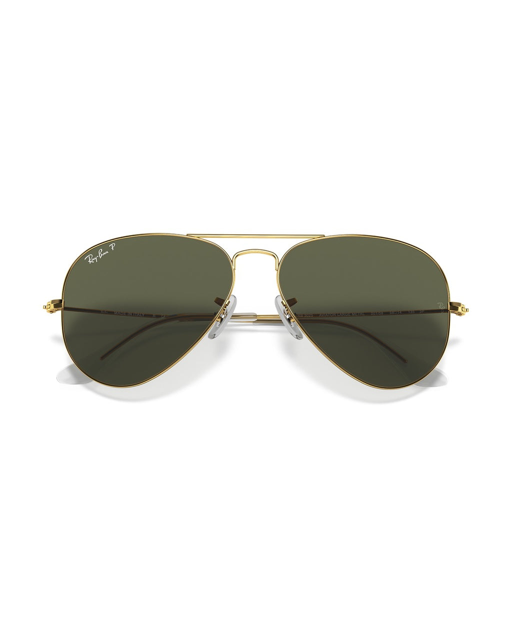 Aviator Large Metal Sunglasses - Arista Gold/G-15 Green Polarised - Ray-Ban