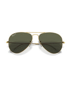 Aviator Large Metal Sunglasses - Arista Gold/G-15 Green Polarised - Ray-Ban