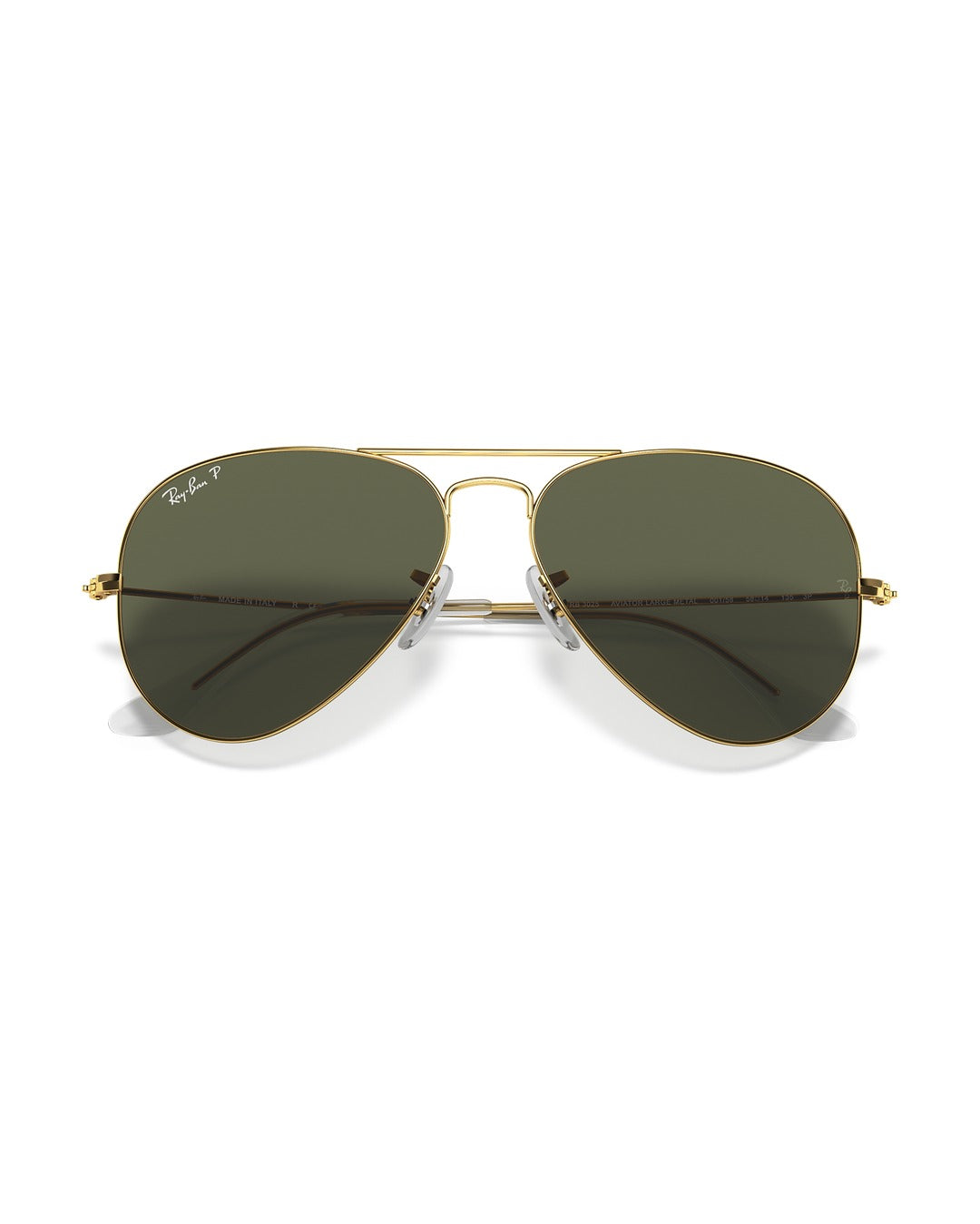 Aviator Large Metal Sunglasses - Arista Gold/G-15 Green Polarised - Ray-Ban
