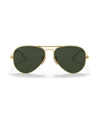 Aviator Large Metal Sunglasses - Arista Gold/G-15 Green - Ray-Ban