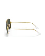 Aviator Large Metal Sunglasses - Arista Gold/G-15 Green - Ray-Ban