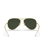 Aviator Large Metal Sunglasses - Arista Gold/G-15 Green - Ray-Ban