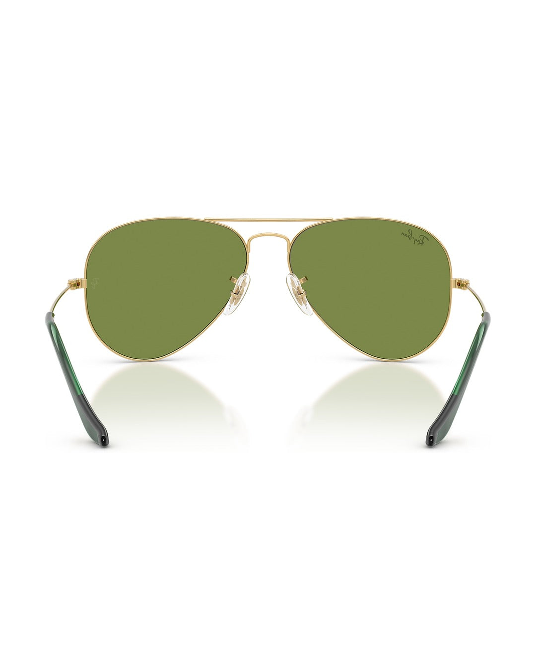 Aviator Large Metal Sunglasses - Arista Gold/Green - Ray-Ban