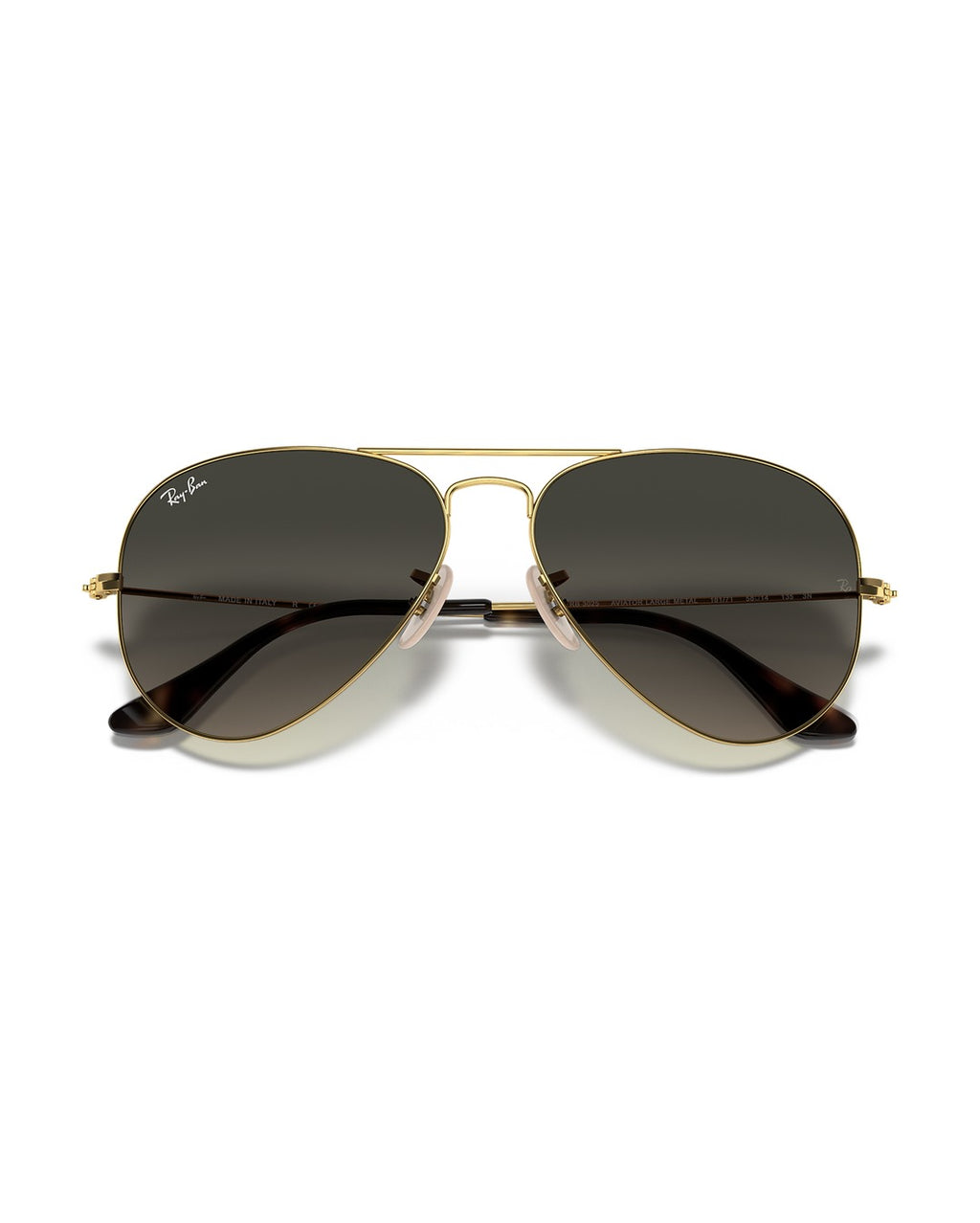 Aviator Large Metal Sunglasses - Arista Gold/Grey Gradient - Ray-Ban