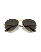 Aviator Large Metal Sunglasses - Arista Gold/Grey Gradient - Ray-Ban