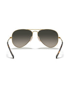 Aviator Large Metal Sunglasses - Arista Gold/Grey Gradient - Ray-Ban