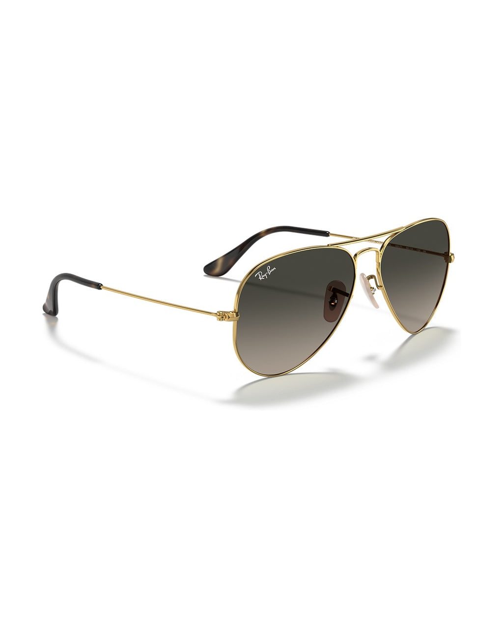 Aviator Large Metal Sunglasses - Arista Gold/Grey Gradient - Ray-Ban
