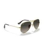 Aviator Large Metal Sunglasses - Arista Gold/Grey Gradient - Ray-Ban