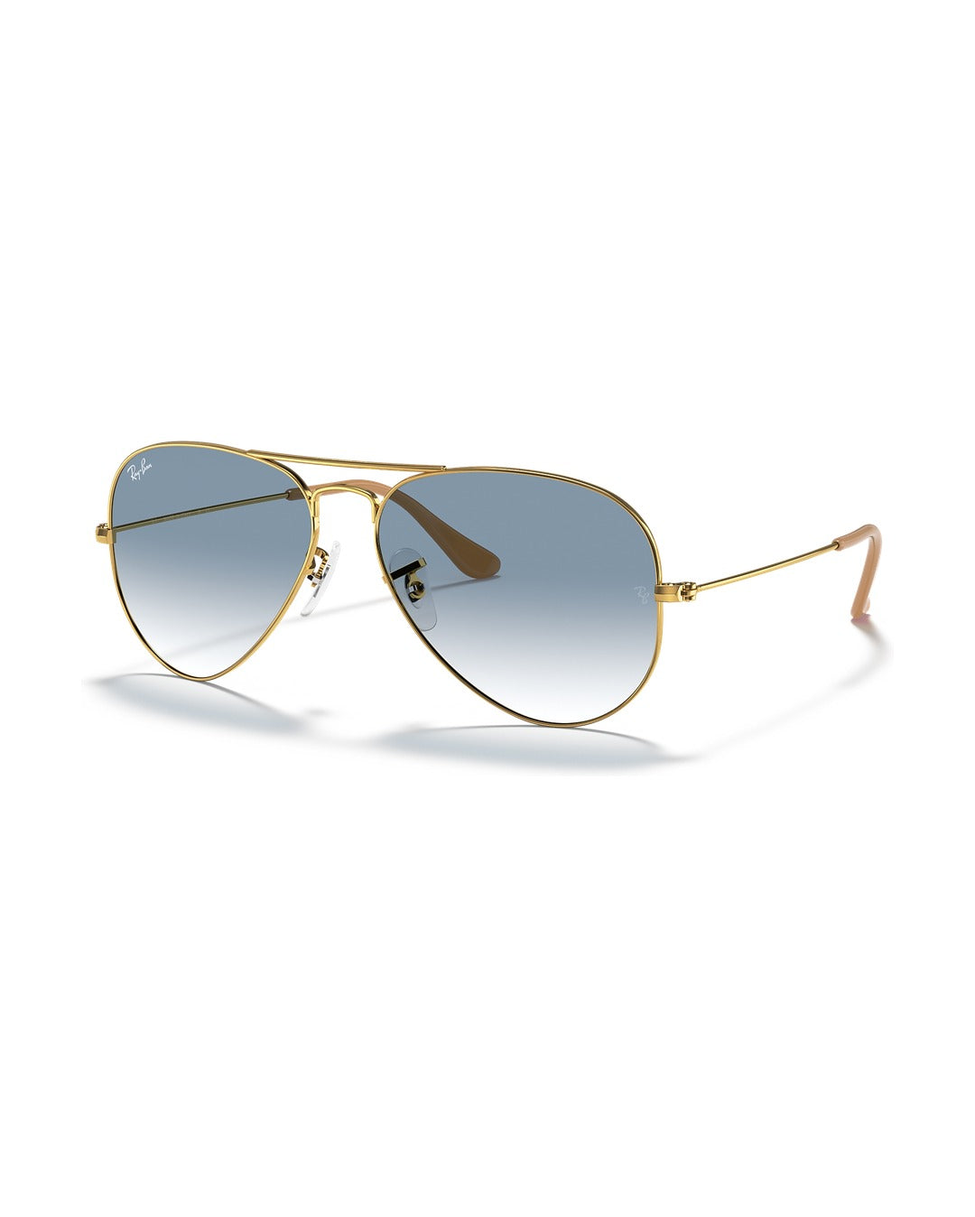 Aviator Large Metal Sunglasses - Arista Gold/Solid Color - Ray-Ban