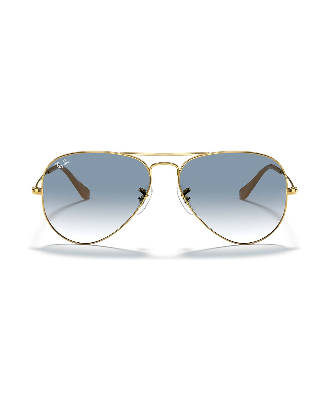 Aviator Large Metal Sunglasses - Arista Gold/Solid Color - Ray-Ban