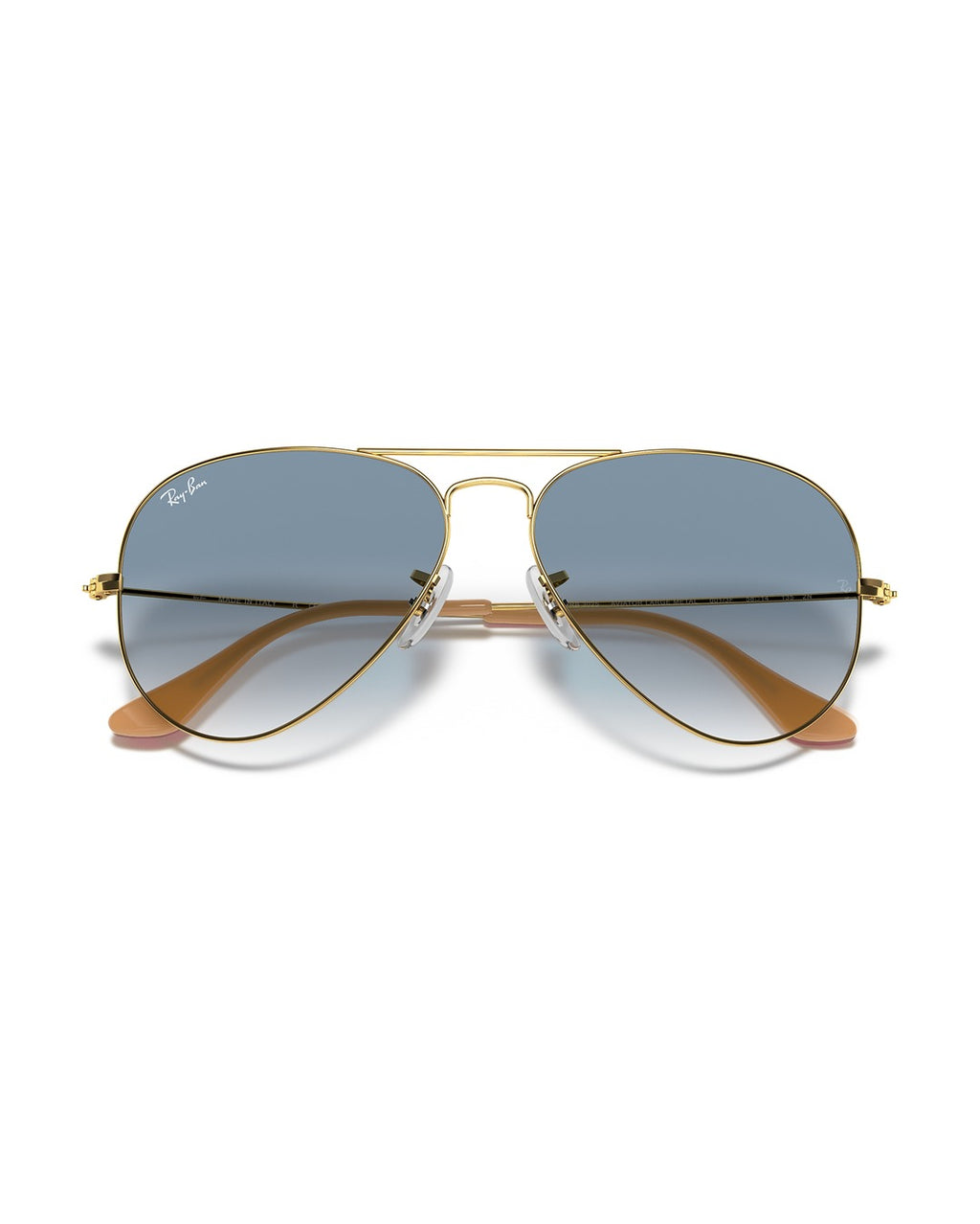 Aviator Large Metal Sunglasses - Arista Gold/Solid Color - Ray-Ban