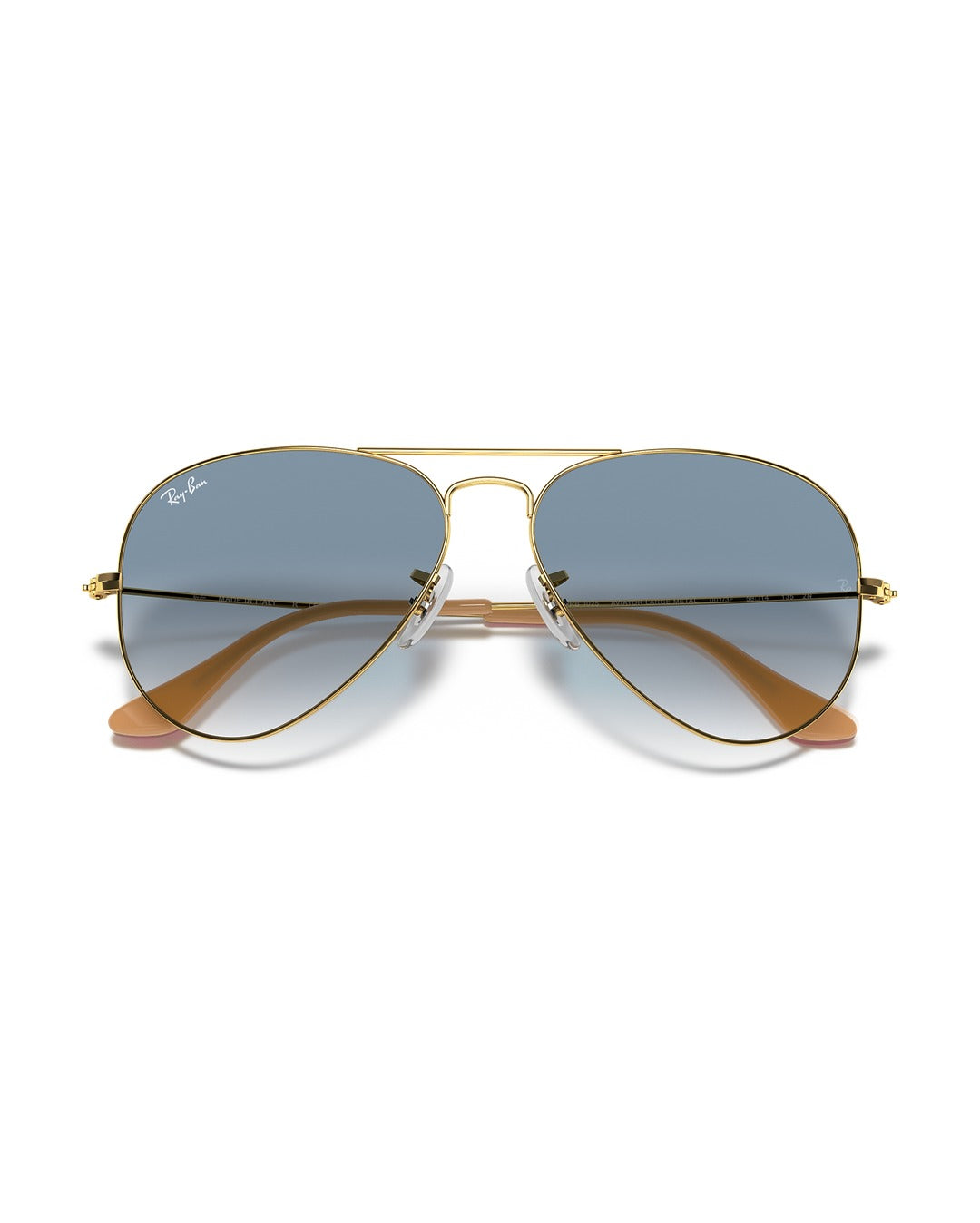 Aviator Large Metal Sunglasses - Arista Gold/Solid Color - Ray-Ban