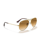 Aviator Large Metal Sunglasses - Arista Gold/Solid Color - Ray-Ban