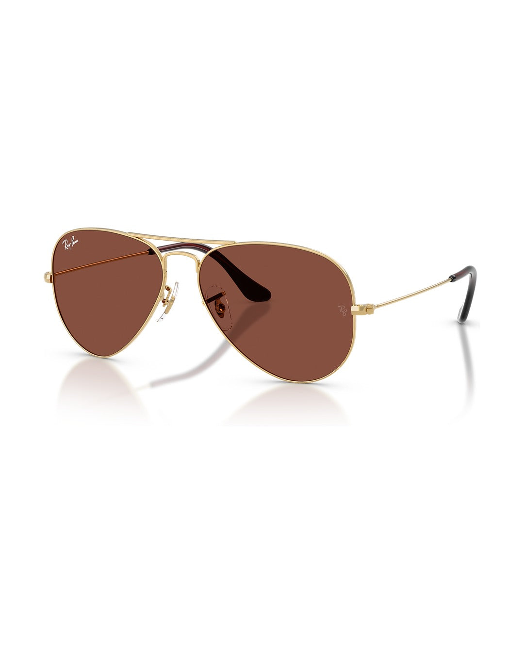 Aviator Large Metal Sunglasses - Arista Gold/Red - Ray-Ban