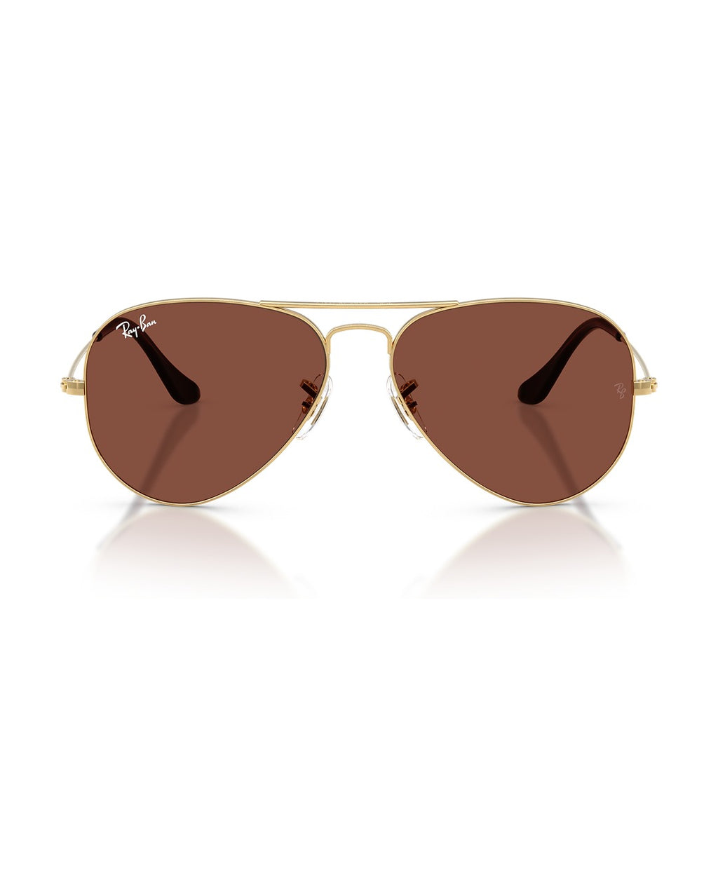 Aviator Large Metal Sunglasses - Arista Gold/Red - Ray-Ban