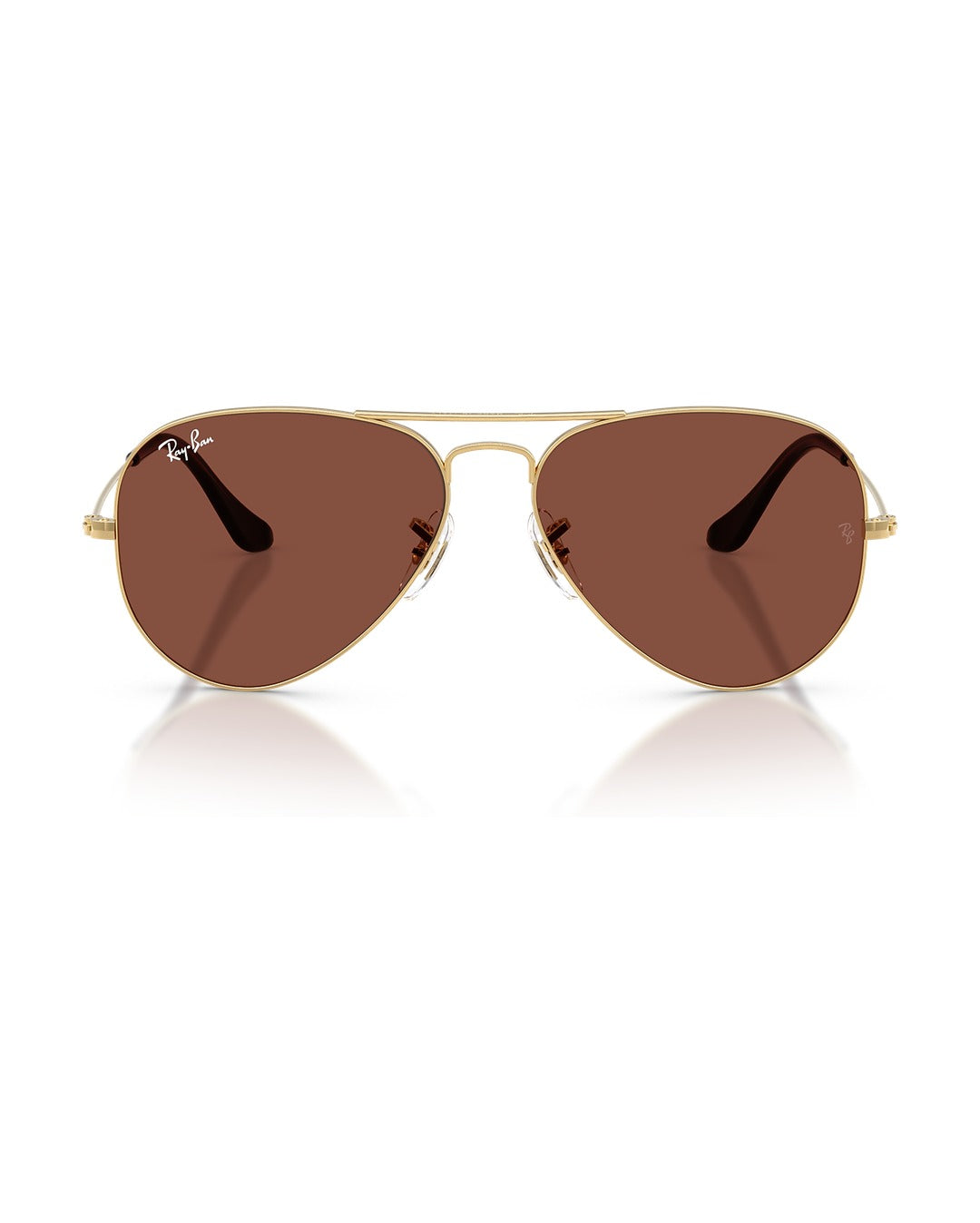 Aviator Large Metal Sunglasses - Arista Gold/Red - Ray-Ban