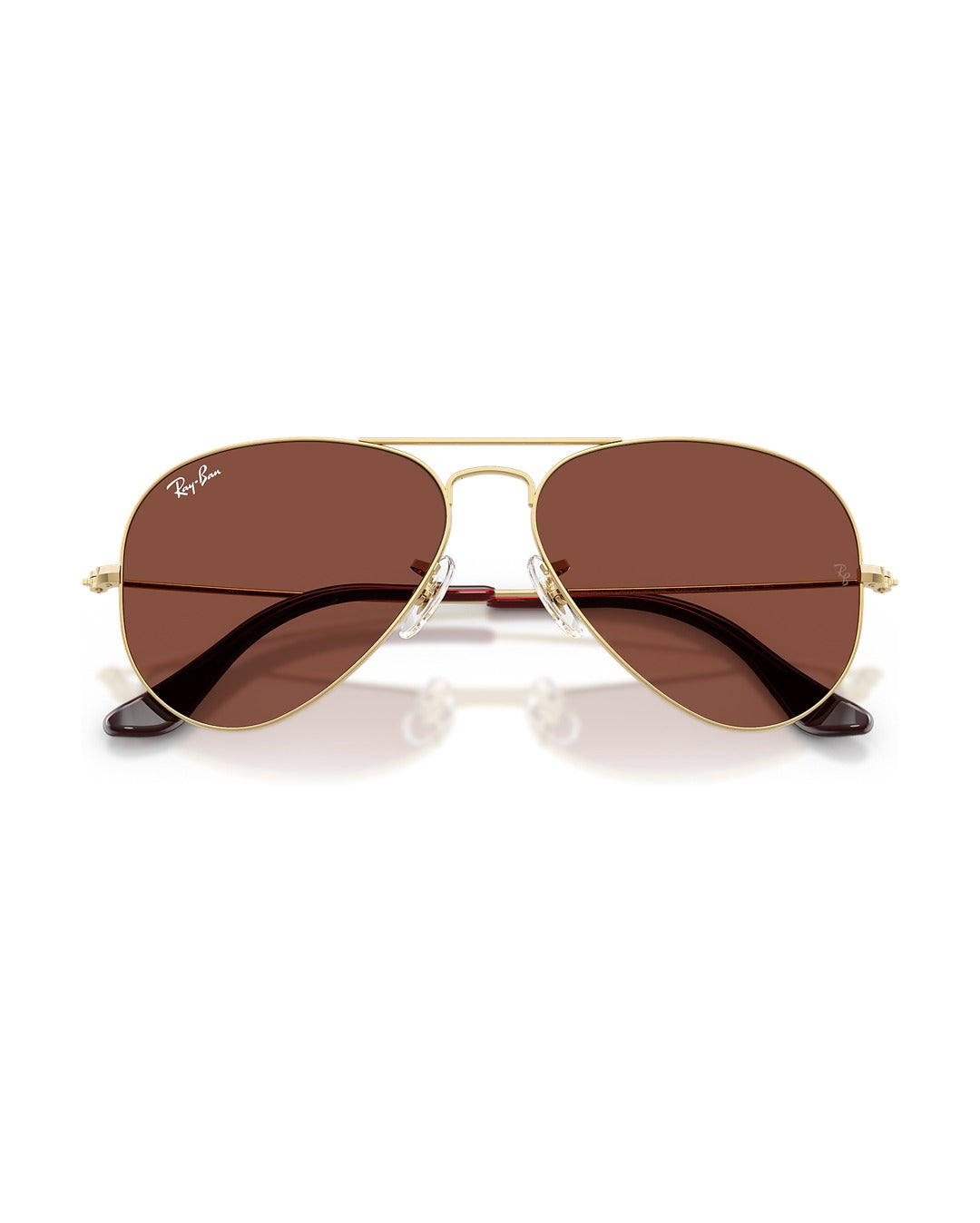 Aviator Large Metal Sunglasses - Arista Gold/Red - Ray-Ban