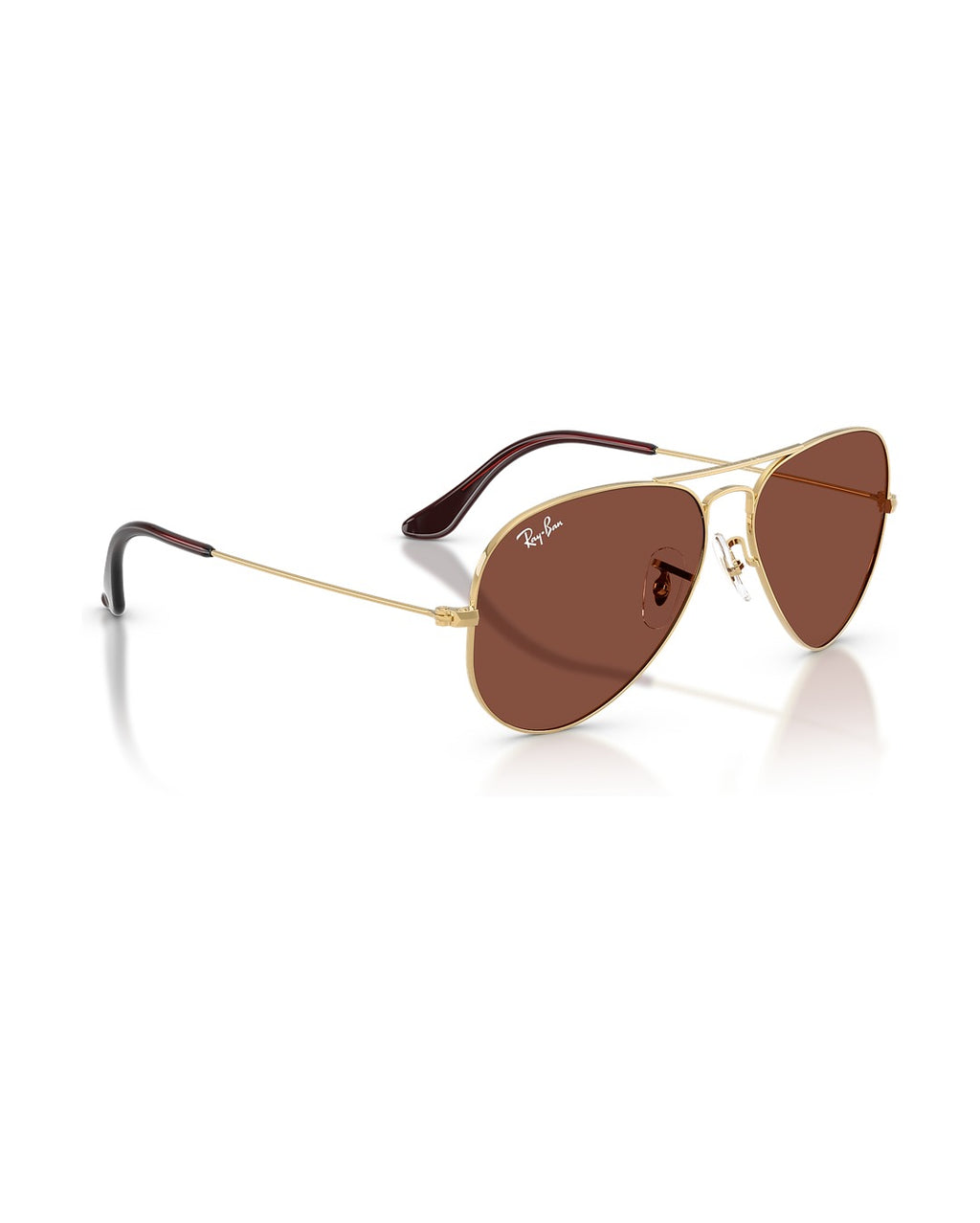 Aviator Large Metal Sunglasses - Arista Gold/Red - Ray-Ban