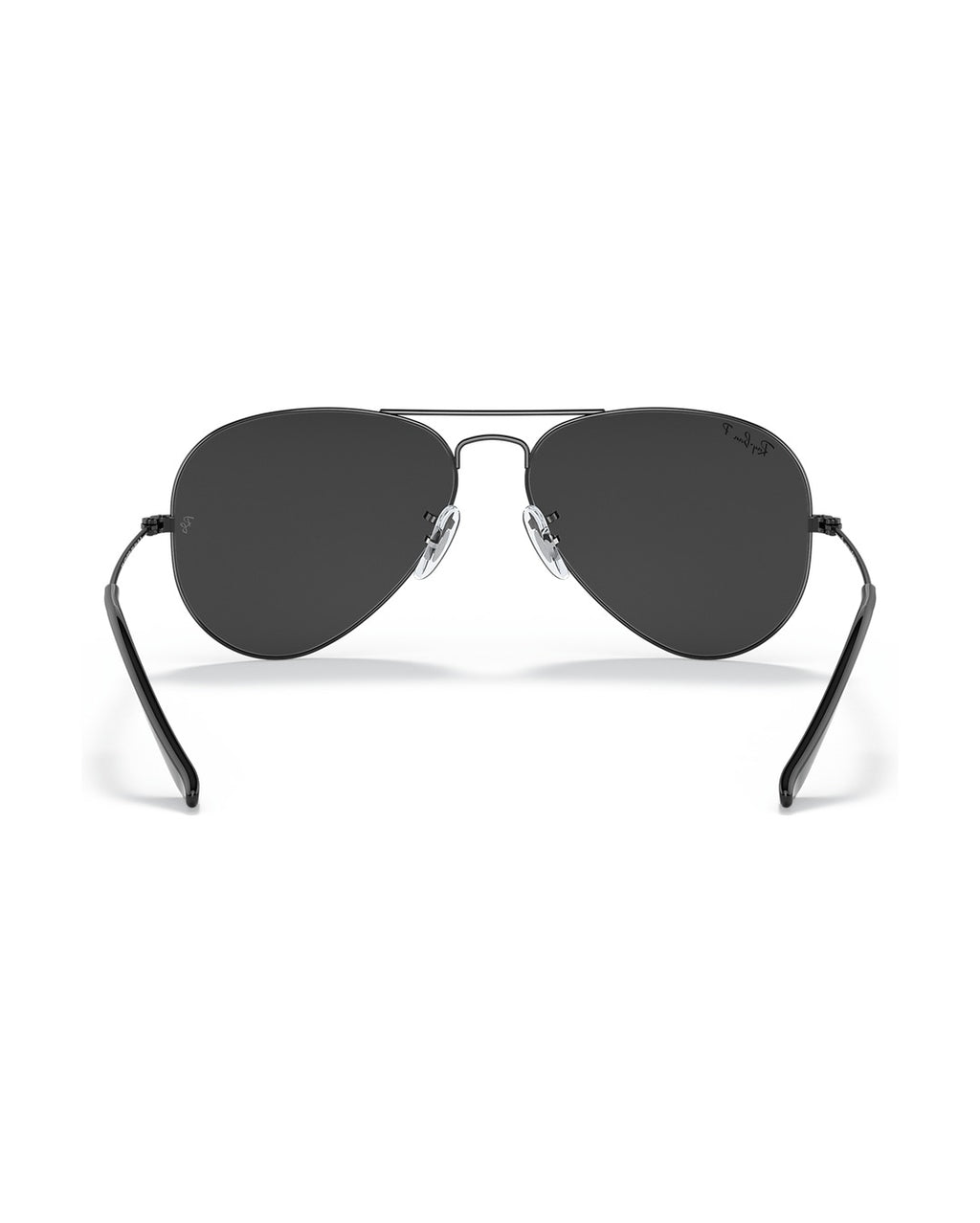 Aviator Large Metal Sunglasses - Black/Black Polarised - Ray-Ban