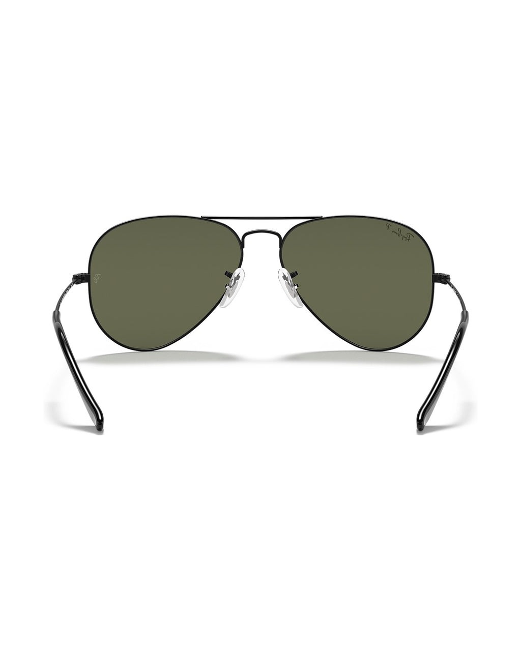 Aviator Large Metal Sunglasses - Black/G-15 Green Polarised - Ray-Ban