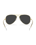 Aviator Large Metal Sunglasses - Gold/Black Polarised - Ray-Ban