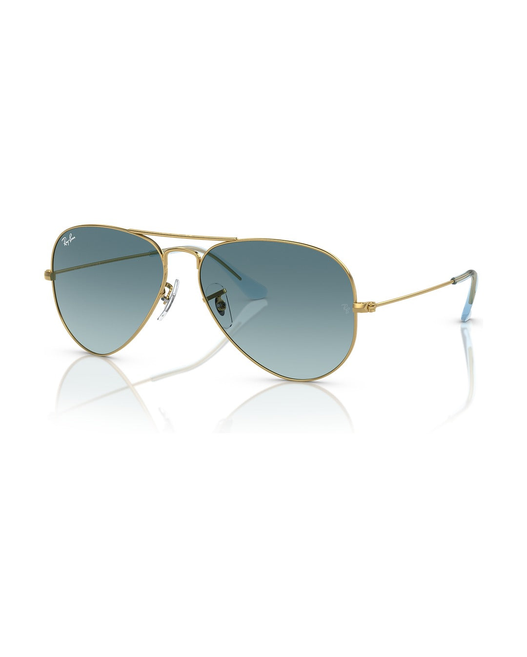 Aviator Large Metal Sunglasses - Gold/Blue - Ray-Ban