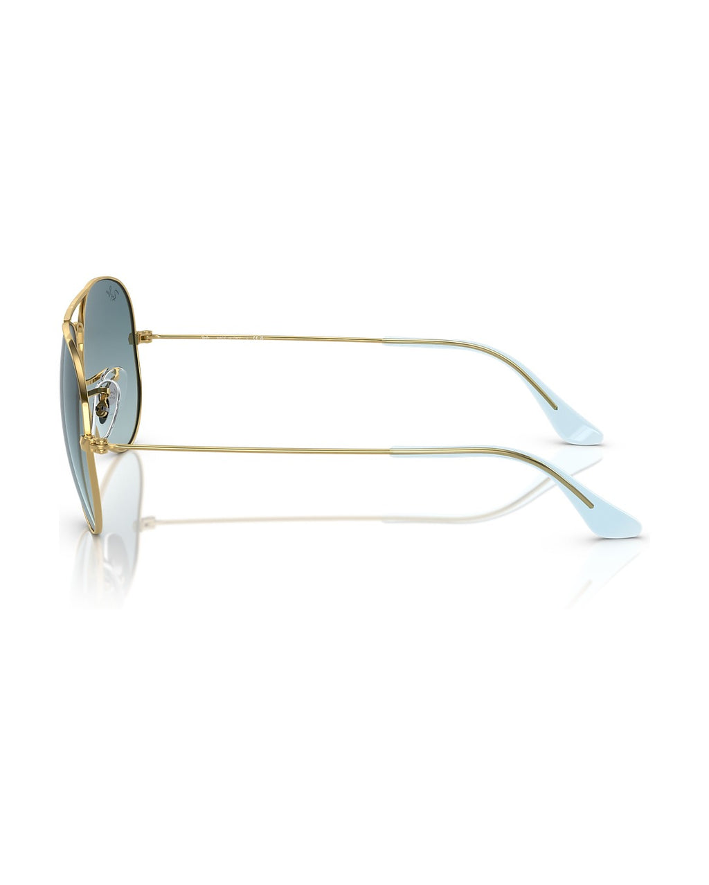 Aviator Large Metal Sunglasses - Gold/Blue - Ray-Ban