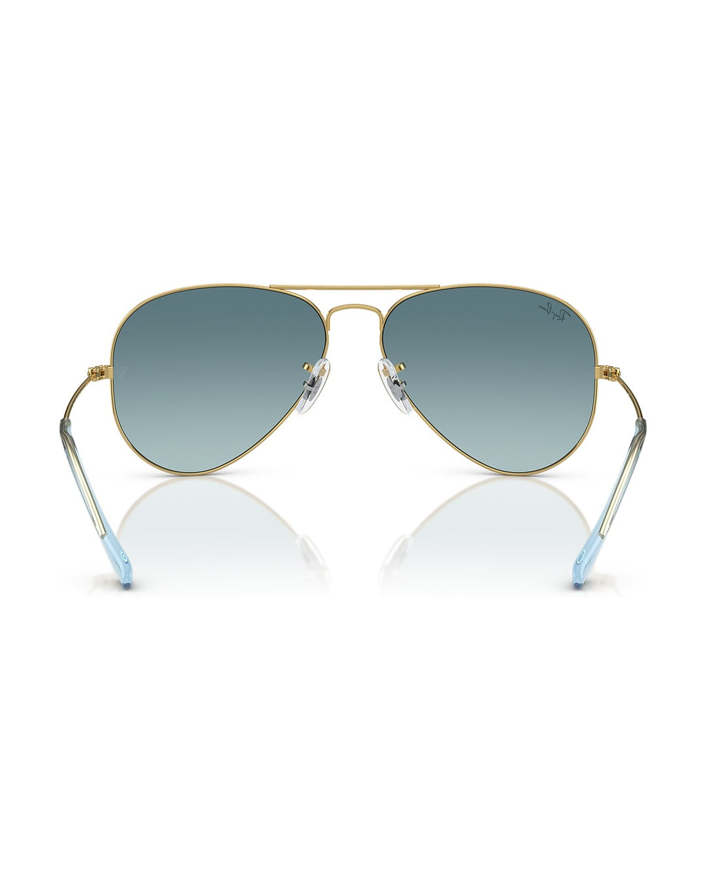 Aviator Large Metal Sunglasses - Gold/Blue - Ray-Ban
