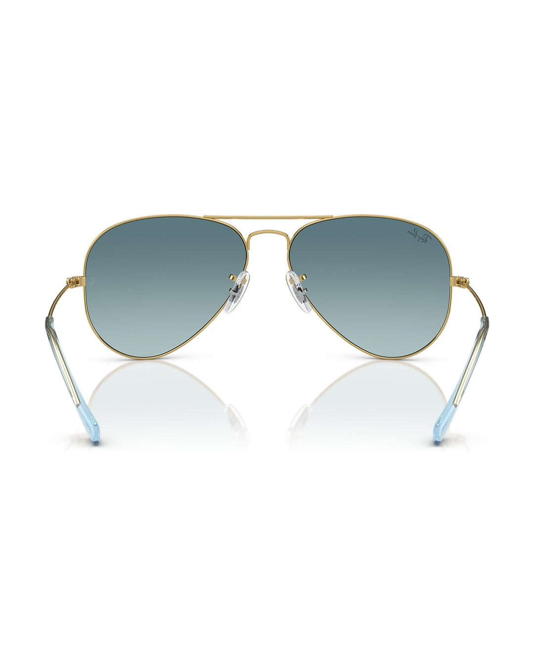 Aviator Large Metal Sunglasses - Gold/Blue - Ray-Ban