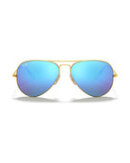Aviator Large Metal Sunglasses - Gold/Solid Color - Ray-Ban