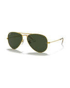 Aviator Large Metal Sunglasses - Gold/G-15 Green - Ray-Ban