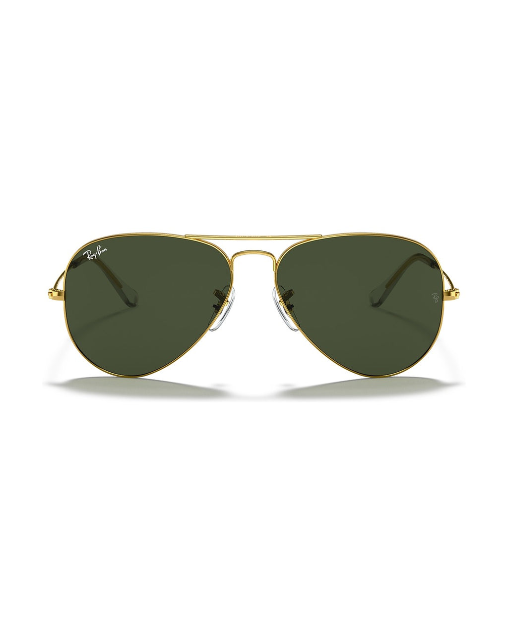 Aviator Large Metal Sunglasses - Gold/G-15 Green - Ray-Ban
