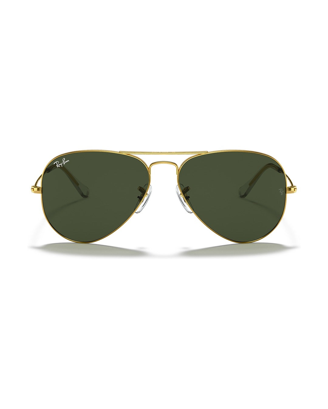 Aviator Large Metal Sunglasses - Gold/G-15 Green - Ray-Ban