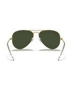 Aviator Large Metal Sunglasses - Gold/G-15 Green - Ray-Ban