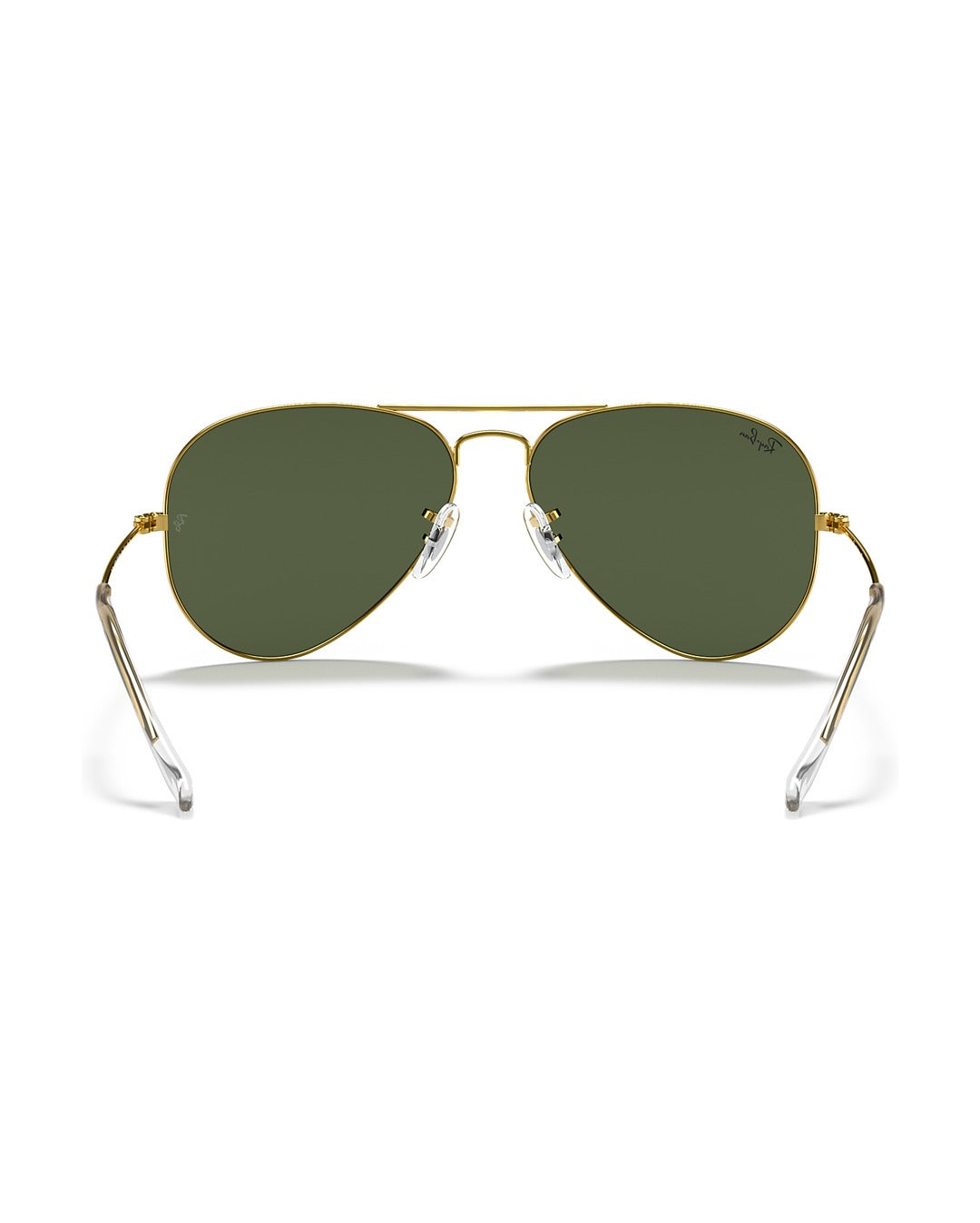 Aviator Large Metal Sunglasses - Gold/Green Classic G-15 - Ray-Ban