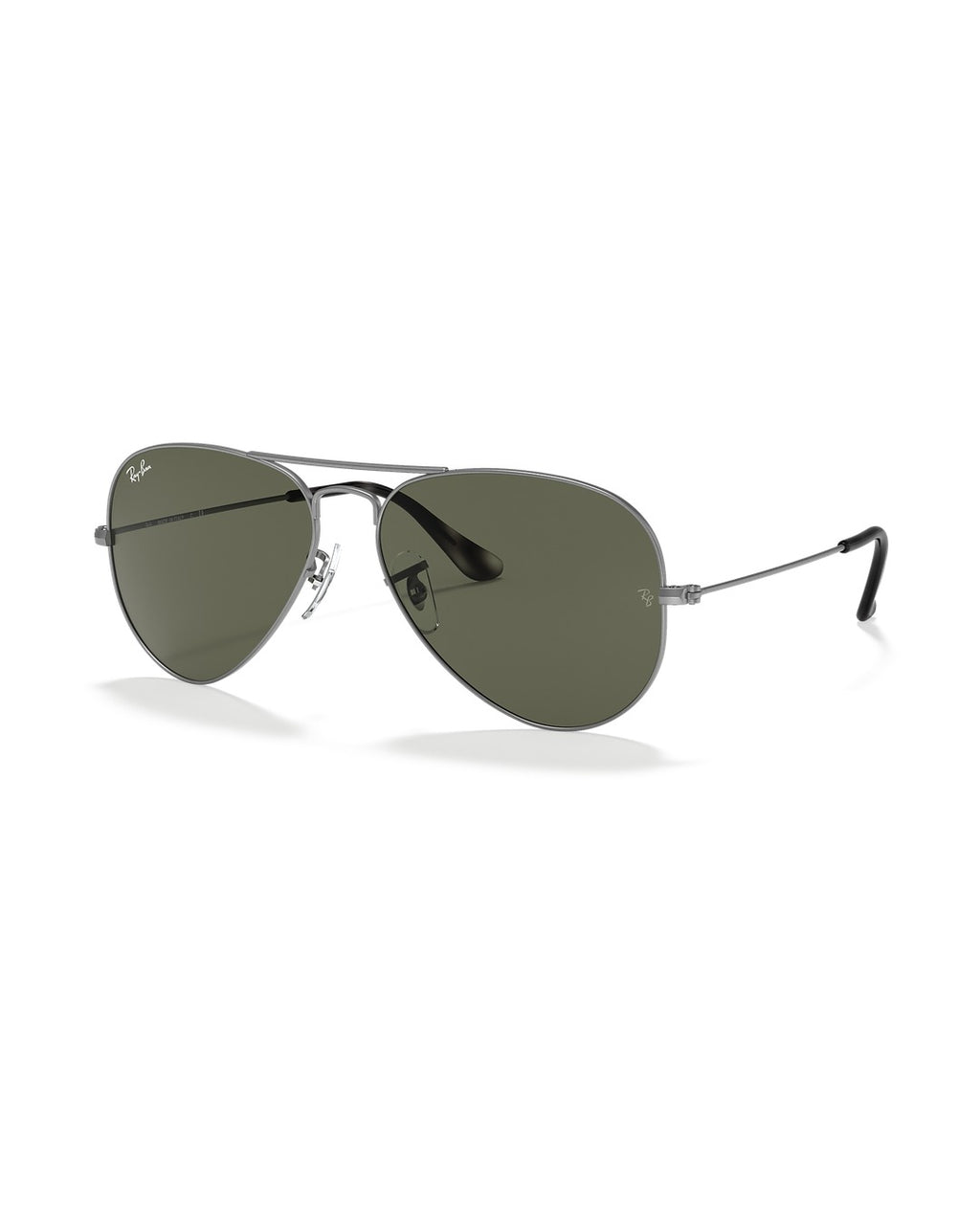 Aviator Large Metal Sunglasses - Grey/G-15 Green - Ray-Ban