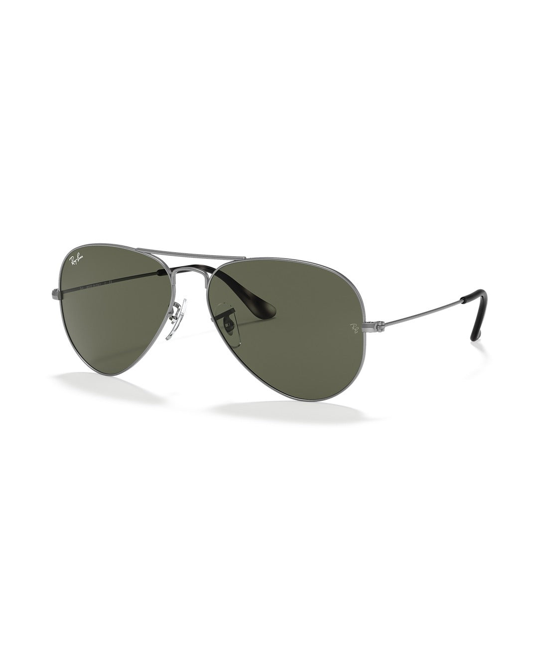 Aviator Large Metal Sunglasses - Grey/G-15 Green - Ray-Ban