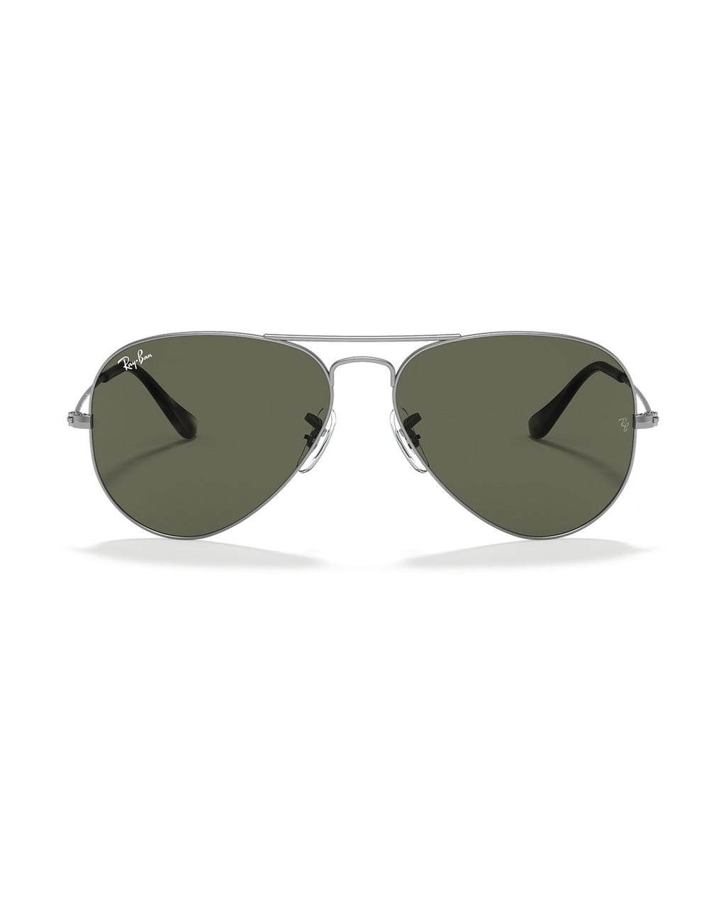 Aviator Large Metal Sunglasses - Grey/G-15 Green - Ray-Ban