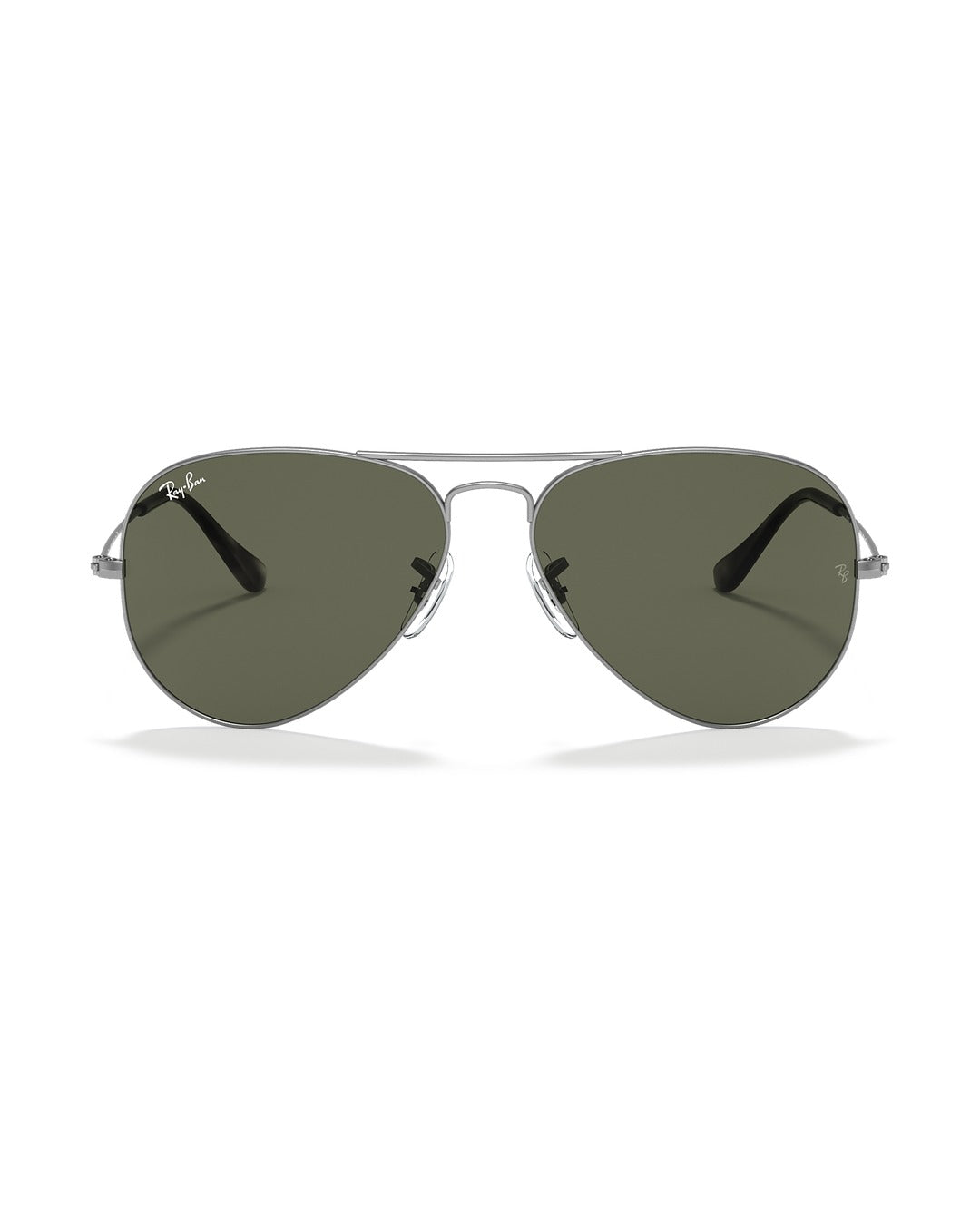 Aviator Large Metal Sunglasses - Grey/G-15 Green - Ray-Ban