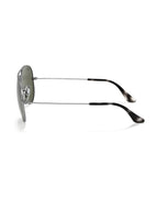 Aviator Large Metal Sunglasses - Grey/G-15 Green - Ray-Ban