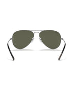 Aviator Large Metal Sunglasses - Grey/G-15 Green - Ray-Ban
